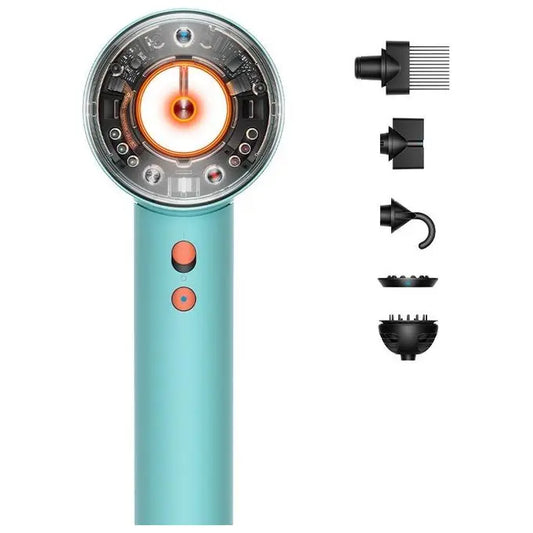 Dyson Super Sonic Nural Hair Dryer 1600W 4 Temperatures with Accessories Aquamarine 