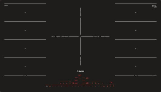 Bosch PXV901DV1E 8 Induction hob cm. 89 - black glass ceramic