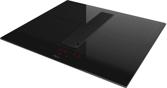 Elica NIKOLATESLA VELVET BL/A/83 Suit Collection Induction hob with integrated hood cm. 83 - black glass 